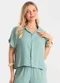 Rovitex - Camisa Feminina Malha Viscose Azul - variação: Verde