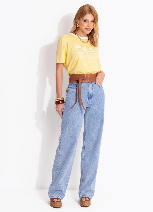 Colcci - Camiseta Amarelo