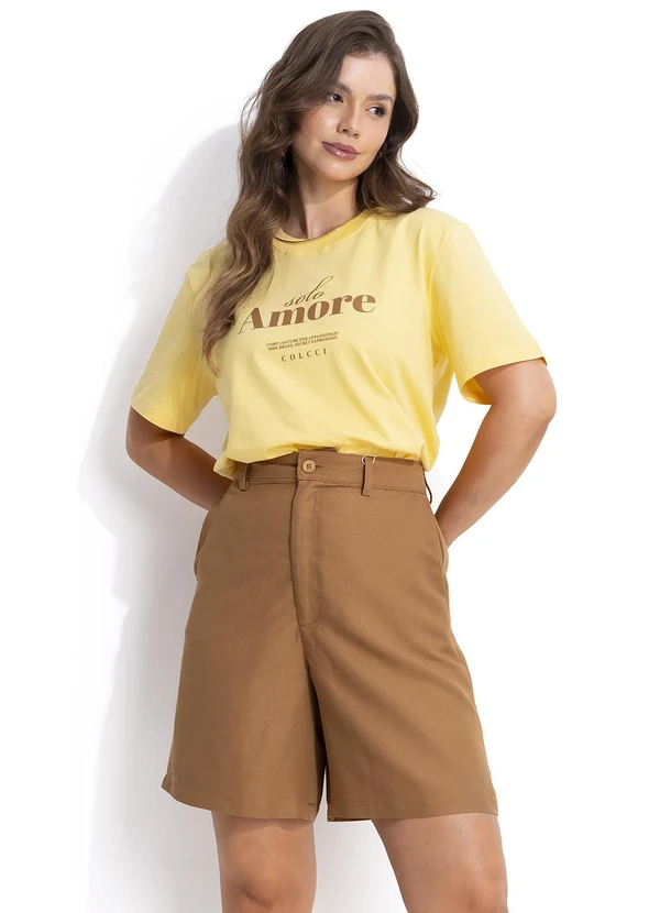 Colcci - Camiseta Amarelo 5