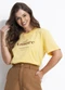 Colcci - Camiseta Preto - variação: Amarelo