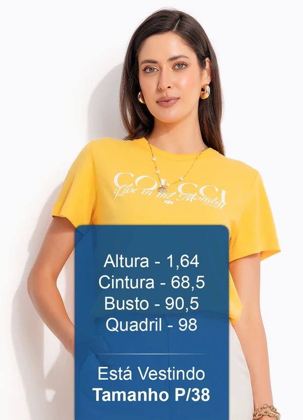 Colcci - Camiseta Amarelo 6