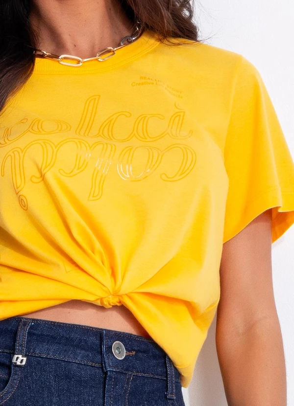 Colcci - Camiseta Amarelo 8