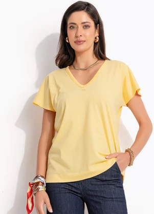 Colcci - Camiseta Amarelo - COLCCI