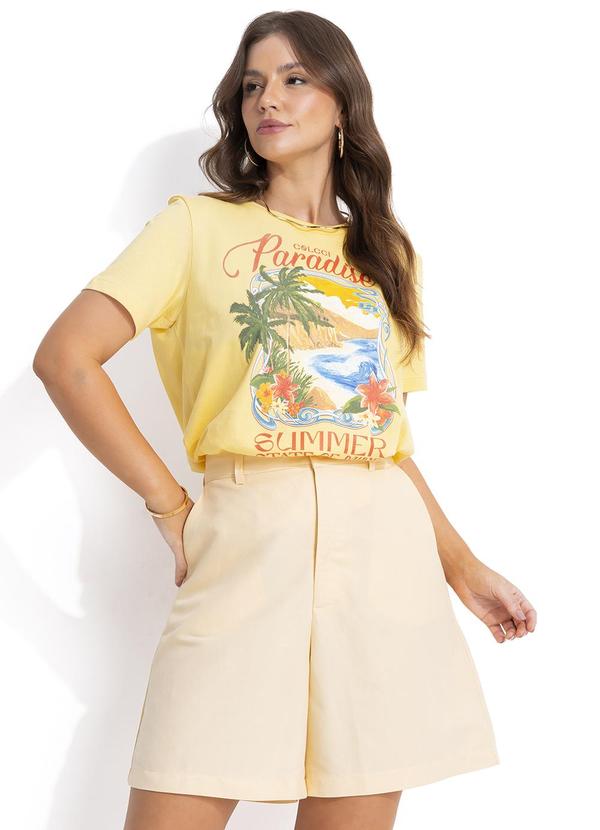 Colcci - Camiseta Amarelo 5
