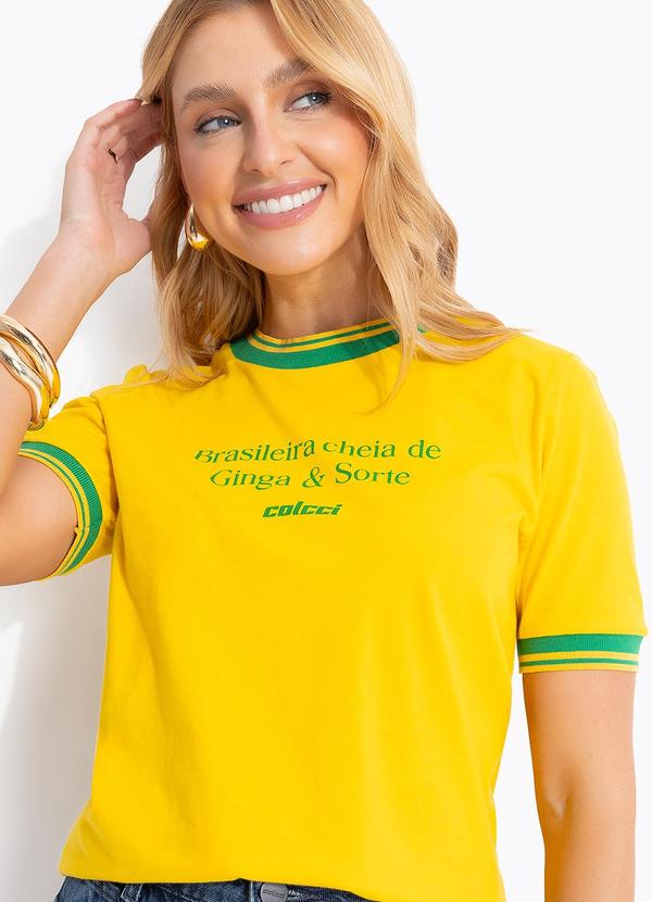 Colcci - Camiseta Amarelo