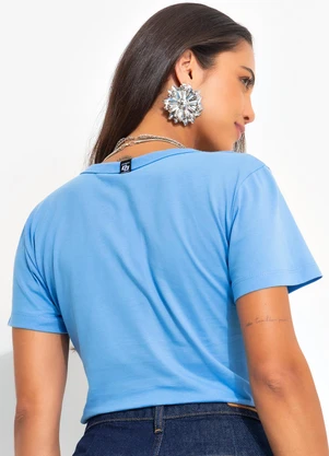 Colcci - Camiseta Azul - COLCCI