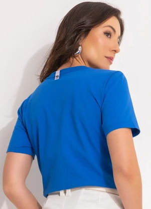 Colcci - Camiseta Azul - COLCCI