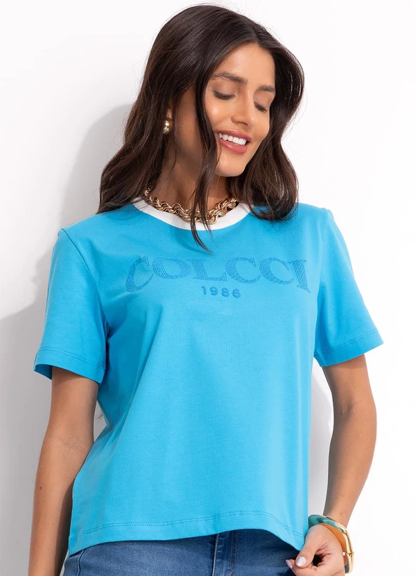 Colcci - Camiseta Azul