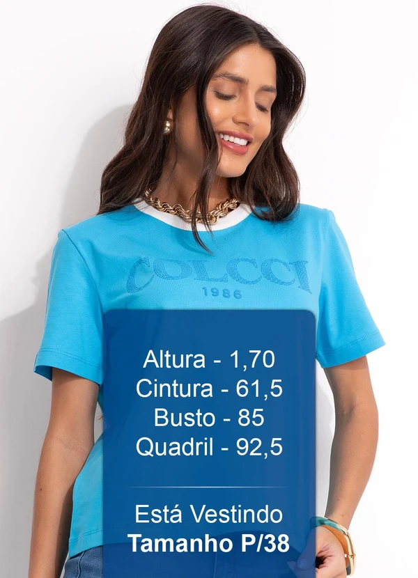 Colcci - Camiseta Azul 5