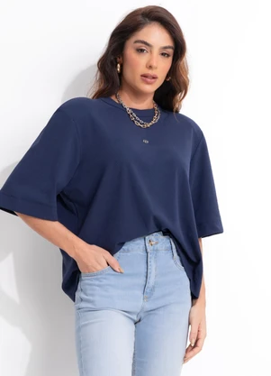 Colcci - Camiseta Azul - COLCCI