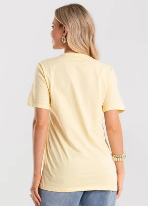 Rovitex - Camiseta Básica Unissex Amarelo - ROVITEX