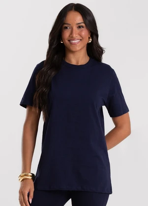 Rovitex - Camiseta Básica Unissex Azul - ROVITEX