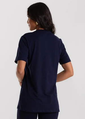 Rovitex - Camiseta Básica Unissex Azul - ROVITEX