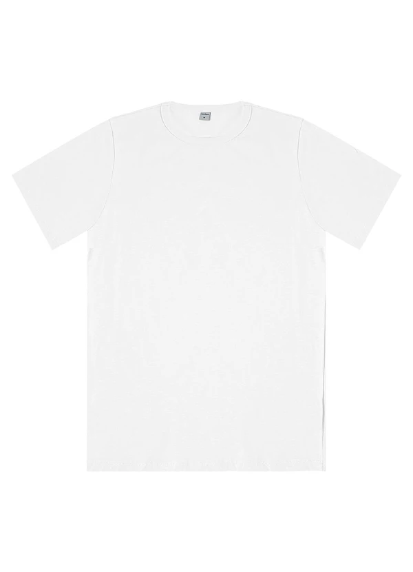 Rovitex - Camiseta Básica Unissex Branco