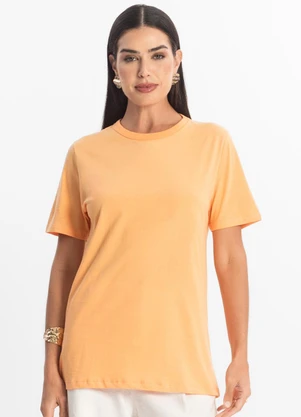 Rovitex - Camiseta Básica Unissex Laranja - ROVITEX
