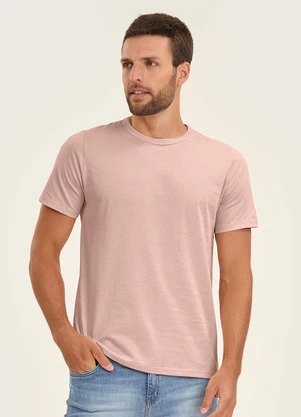 Rovitex - Camiseta Básica Unissex Rosa - ROVITEX