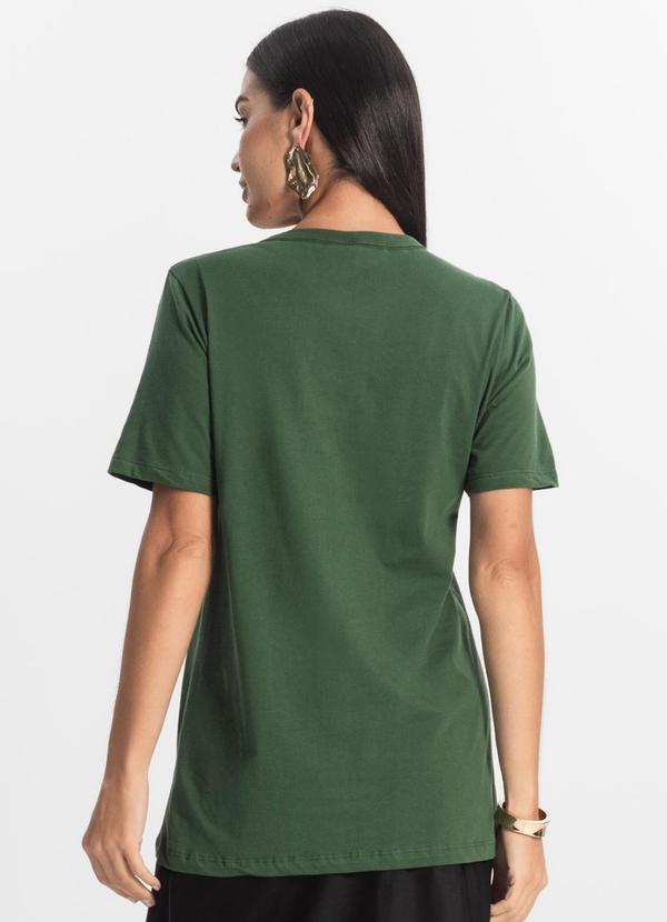 Rovitex - Camiseta Básica Unissex Verde 2