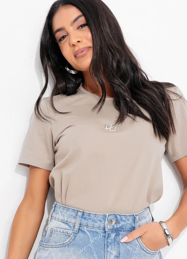 Colcci - Camiseta Bege 4