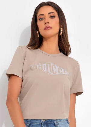 Colcci - Camiseta Bege - COLCCI