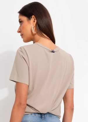 Colcci - Camiseta Bege - COLCCI