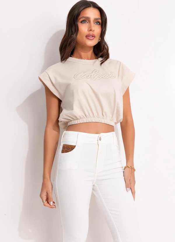 Colcci - Camiseta Bege 8