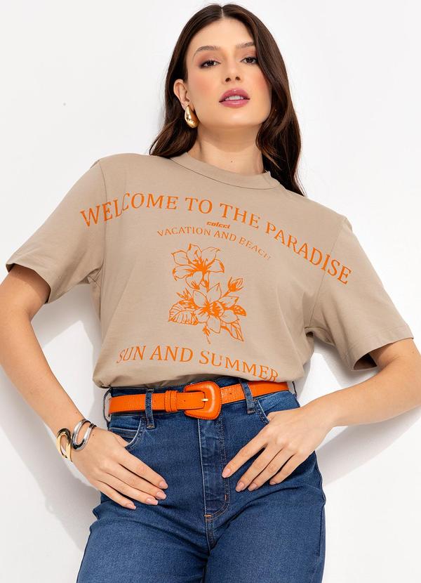 Colcci - Camiseta Bege