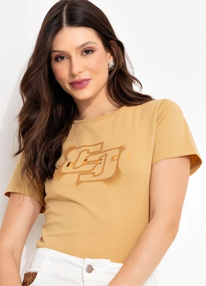 Colcci - Camiseta Bege - COLCCI