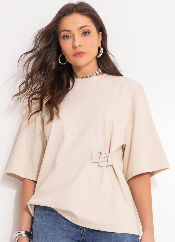 Colcci - Camiseta Bege