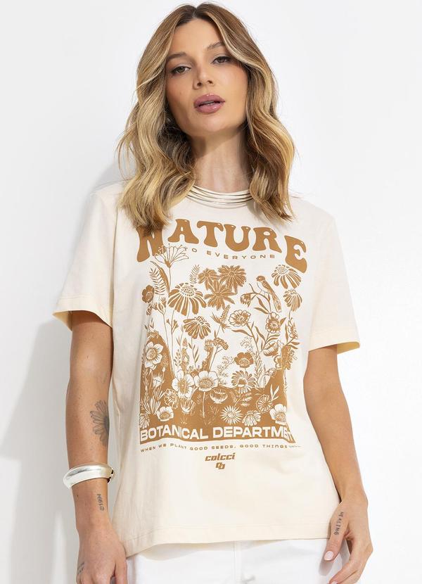 Colcci - Camiseta Bege