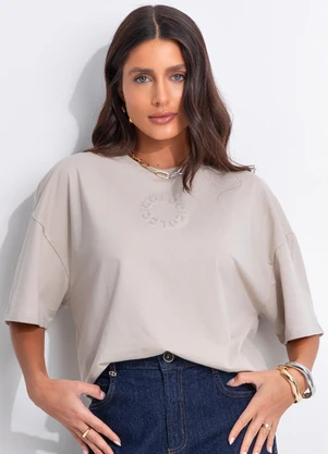 Colcci - Camiseta Bege - COLCCI