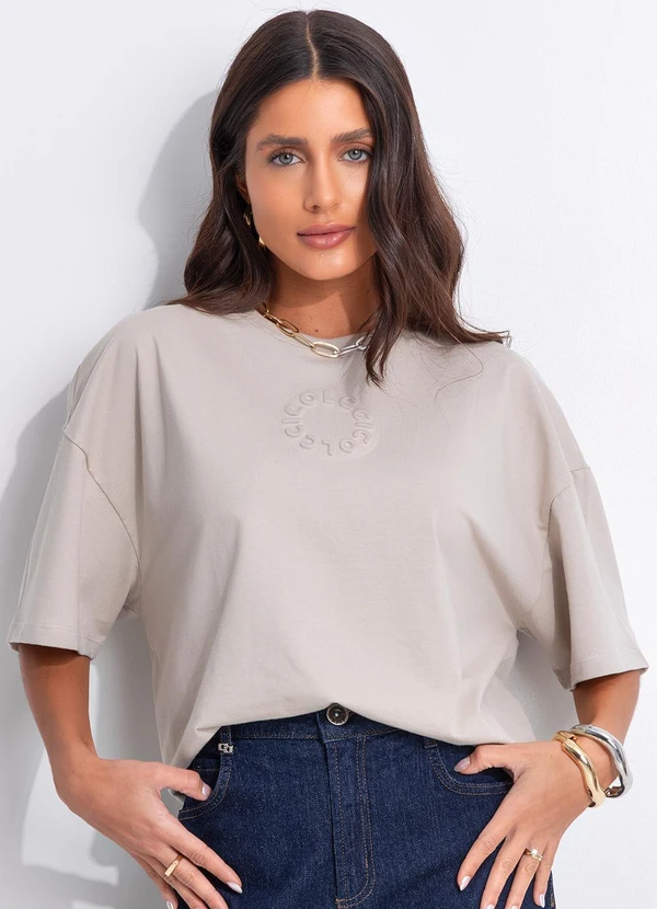 Colcci - Camiseta Bege