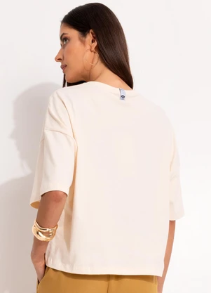Colcci - Camiseta Bege - COLCCI