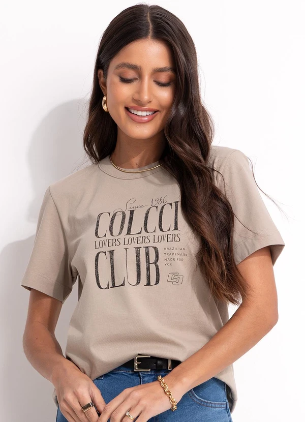 Colcci - Camiseta Bege