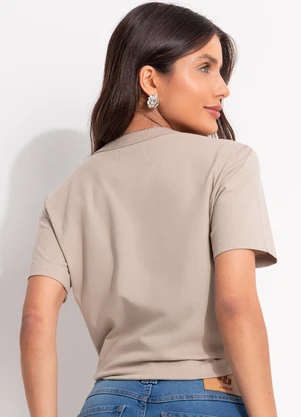 Colcci - Camiseta Bege - COLCCI