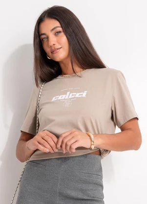 Colcci - Camiseta Bege - COLCCI