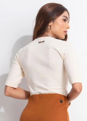 Colcci - Camiseta Bege - COLCCI