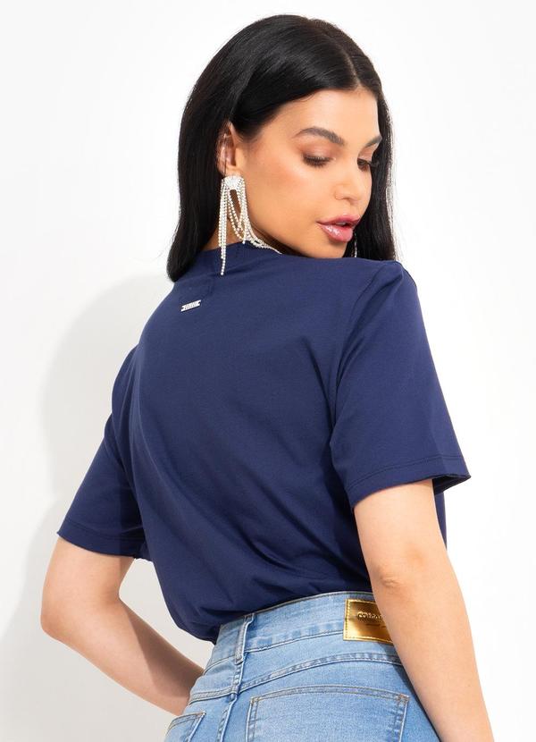 Colcci - Camiseta Bordada Azul 2