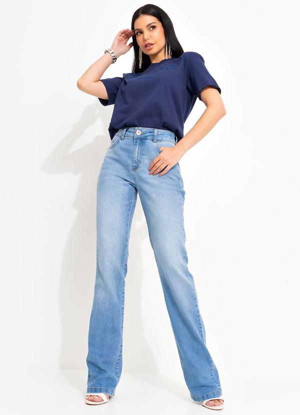 Colcci - Camiseta Bordada Azul 7