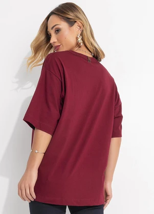 Colcci - Camiseta Bordô - COLCCI