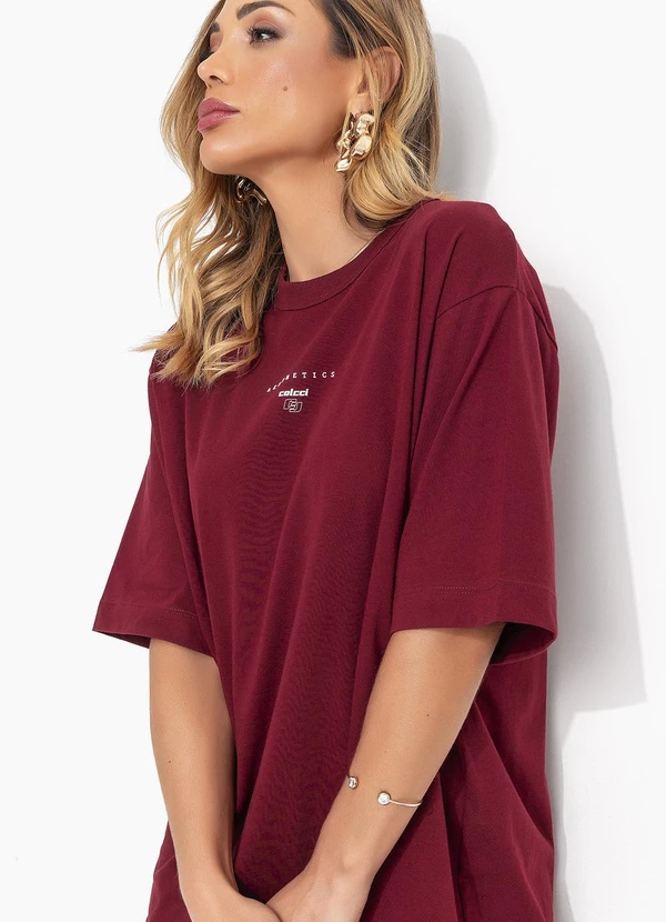 Colcci - Camiseta Bordô 6
