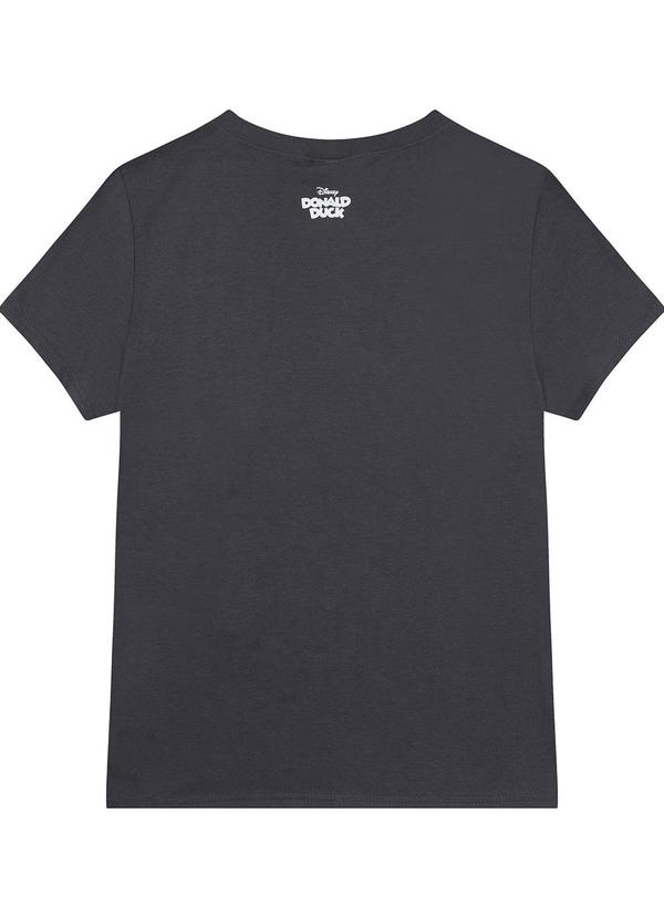 Malwee - Camiseta Cinza Grafite Baby Look Daisy Duck® 4