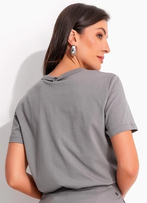 Colcci - Camiseta Cinza - COLCCI