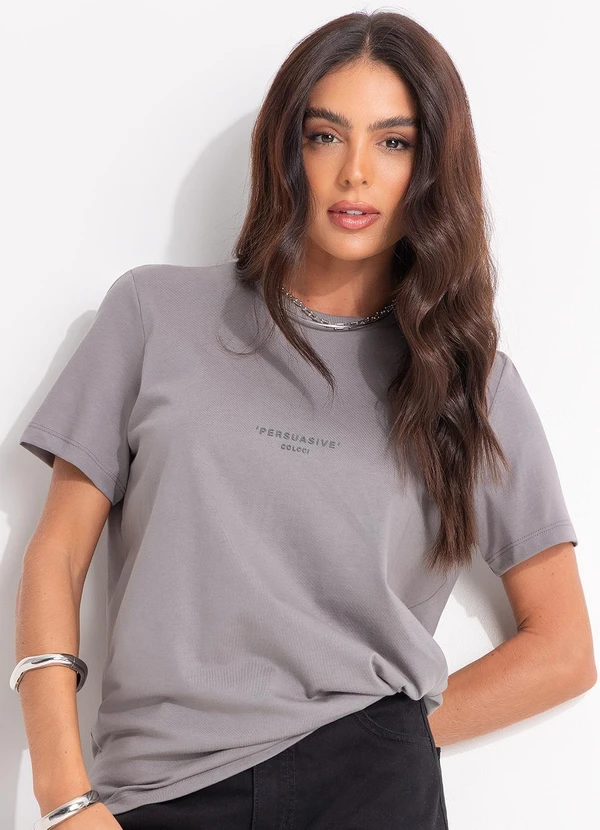 Colcci - Camiseta Cinza