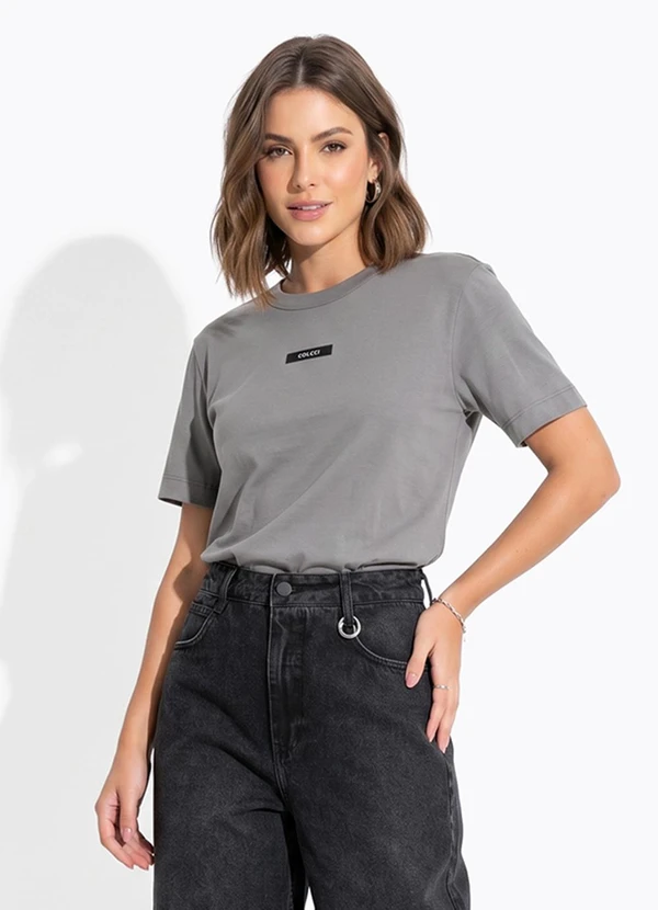 Colcci - Camiseta Cinza