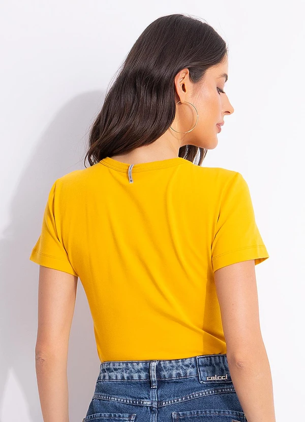 Colcci Jeans - Camiseta Cj Amarelo 2