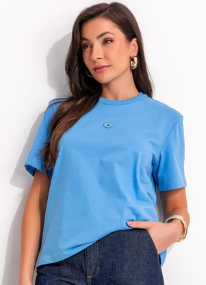 Colcci Jeans - Camiseta Cj Azul - COLCCI JEANS