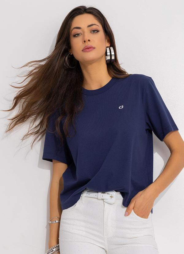 Colcci Jeans - Camiseta Cj Azul