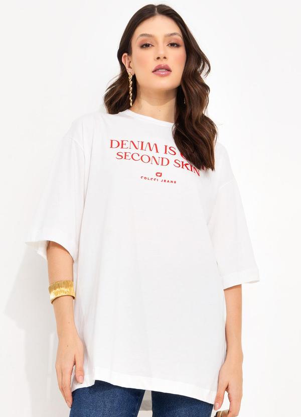 Colcci Jeans - Camiseta Cj Azul