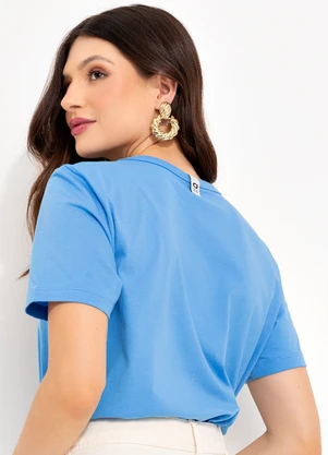 Colcci Jeans - Camiseta Cj Azul - COLCCI JEANS