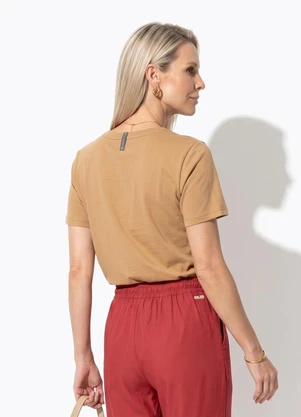 Colcci Jeans - Camiseta Cj Bege - COLCCI JEANS